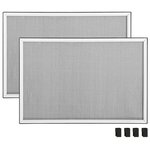 vidaXL Moustiquaire extensible pour fenêtres Blanc (75-143)x50 cm