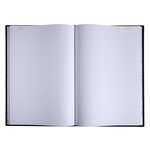 Registre 35x22,5cm 5x5 folioté 200 pages Noir EXACOMPTA