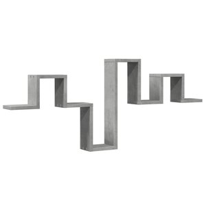 vidaXL Étagère murale gris béton 104 5x10x43 cm bois d'ingénierie