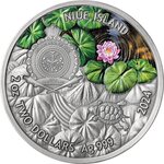 Pièce de monnaie en Argent 2 Dollars g 62.2 (2 oz) Millésime 2024 Lifelong Journey RED EARED TURTLE
