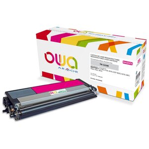 Toner remanufacturé compatible Brother TN325 Magenta