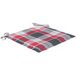 vidaXL Chaises de jardin avec coussins lot de 4 Bois d'acacia massif