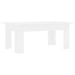 vidaXL Table basse Blanc 100x60x42 cm Bois d'ingénierie