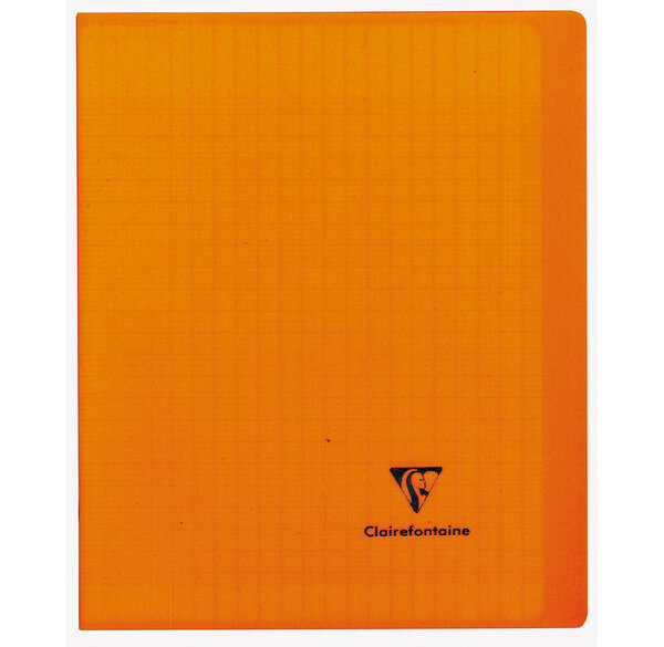 Kover Book piqué polypro transparent 8 couleurs aléatoires 17x22 96p séyès CLAIREFONTAINE