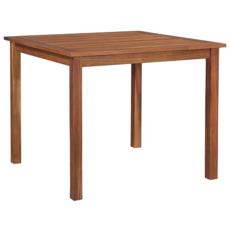 vidaXL Table de jardin 85x85x74 cm Bois d'acacia massif