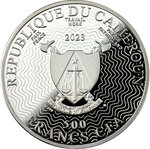 Pièce de monnaie en Argent 500 Francs g 17.50 Millésime 2023 Zodiac Signs AQUARIUS