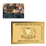 Pièce de monnaie en Or 3000 Francs g 0.031 (1/1000 oz) Millésime Gold Gift LUNCHEON OF THE BOATING PARTY