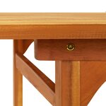 vidaXL Table à dîner de jardin 180x90x75 cm Bois d'acacia solide