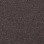 vidaXL Cadre de lit marron foncé 120x190 cm tissu
