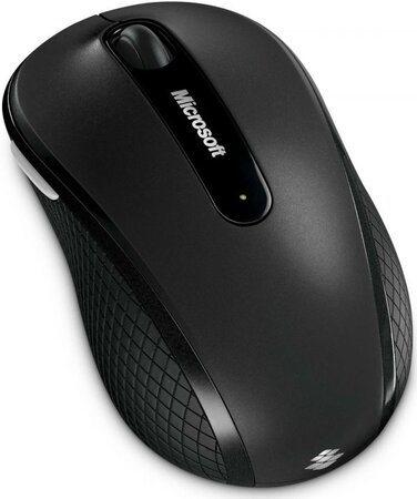 Souris sans fil microsoft wireless mobile mouse 4000 optical (noir