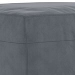 vidaXL Ensemble de canapés 3 Pièces avec coussins Gris foncé Velours