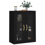 vidaXL Armoire murale noir 69 5x34x90 cm