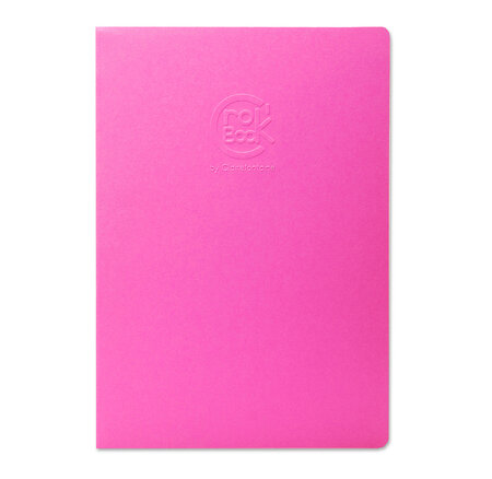 Crok'Book piqué A4 à la française couleur fuchsia 90g 24 F CLAIREFONTAINE