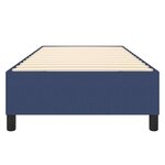 vidaXL Cadre de lit Bleu 90x190 cm Tissu