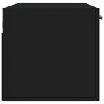 vidaXL Armoire murale noir 100x36 5x35 cm bois d'ingénierie