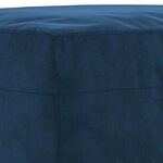 vidaXL Banc Bleu 100x35x41 cm Velours