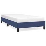 vidaXL Cadre de lit Bleu 80 x 200 cm Tissu