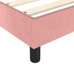 vidaXL Cadre de lit Rose 90x190 cm Velours