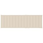 vidaXL Chaise longue avec coussin Bois d'acacia et acier galvanisé