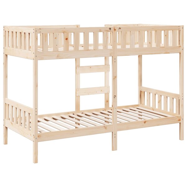 vidaXL Lit superposé 90x190 cm Bois de pin massif