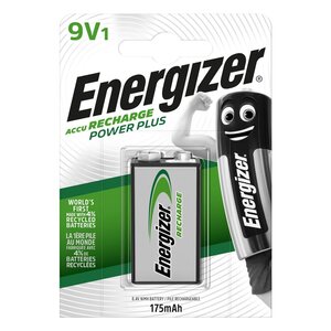 Pile rechargeable 9V / 6HR61 Power Plus - 175 mAh - 1 accu