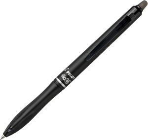 LOT de 12 Stylo effaçable Pilot Frixion Ball Plus - Pointe de 0 7 mm et trait de 0 35 mm - Rechargeable - 80   de plastique recyclé - Noir