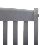 vidaXL Chaises pliables d'extérieur lot de 2 et coussins Bois d'acacia