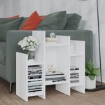 vidaXL Armoire latérale Blanc 60x26x60 cm Aggloméré