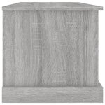 vidaXL Boîte de rangement sonoma gris 70x40x38 cm bois d'ingénierie