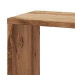 vidaXL Étagère d'angle murale chêne artisanal bois d'ingénierie