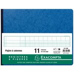 Registre piqûre 11 colonnes exacompta 6110