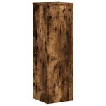 vidaXL Supports pour plantes 2 Pièces chêne fumé bois d'ingénierie