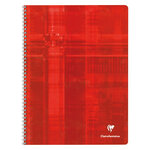 Cahier spirales clairefontaine metric - a4+ 24 x 32 cm - petits carreaux - 100 pages