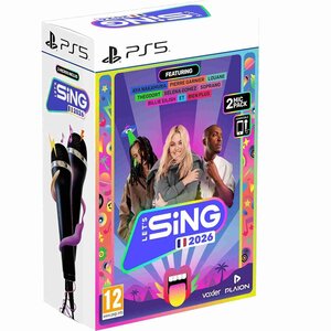 Jeu PS5 Lets Sing 2026 et 2 Micros