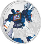 Pièce de monnaie en argent 2 dollars g 31.1 (1 oz) millésime 2023 transformers 1984 soundwave