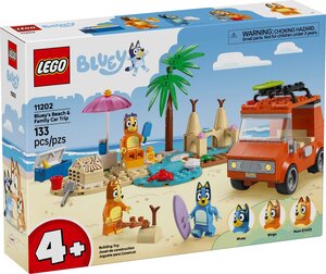 LEGO Bluey - Set de vacances et voyage en voiture - 11202
