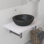 vidaXL Meuble de salle de bain Blanc 60x40x16 3 cm
