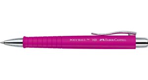 Stylo à bille rétractable POLY BALL XB Tracé 0,6 mm Rose FABER-CASTELL
