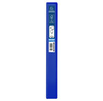 Classeur pp personnalisable kreacover - 4 anneaux en d 20mm - a4 maxi - bleu - x 10 - exacompta