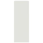 vidaXL Buffet blanc 67x39x107 cm acier
