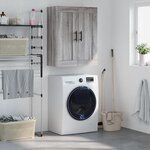 vidaXL Armoire murale sonoma gris 69 5x34x90 cm bois d'ingénierie