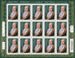 Timbre - Claude-Henri de Rouvroy, comte de Saint-Simon (1760-1825) - Lettre verte