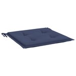 vidaXL Coussins de palette lot de 6 bleu marine 50x50x3cm tissu oxford
