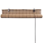 vidaXL Store roulant Bambou Marron 120x160 cm
