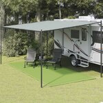 vidaXL Tapis de tente vert clair 250x500 cm PEHD