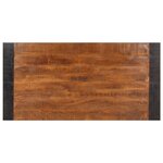 vidaXL Table à manger 140x70x76 cm Bois de manguier brut massif