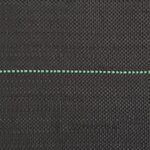 vidaXL Membrane anti-mauvaises herbes noir 1 5x25 m PP
