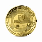 80 ans du V-E DAY - Monnaie de 50€ Or 1/4 Oz - Soldat Britannique