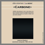 4 Lames décoratives CARBONE pour poteau LA BOXX