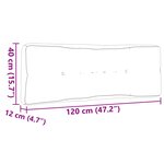 vidaXL Coussins de palette 5 Pièces gris tissu